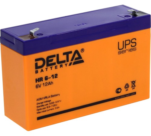 Аккумулятор Delta Battery HR 6-12 4614010180015