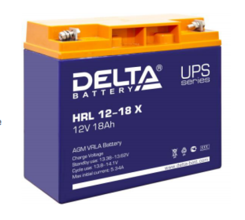 Аккумулятор Delta Battery HRL 12-18 X 4614010610005