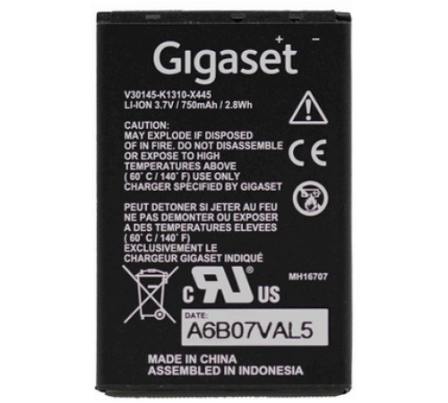 Аккумулятор Gigaset AKKU PACK HS SL400 S30852-D2152-X1