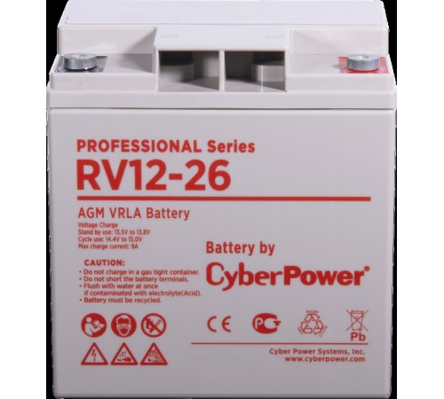 Аккумуляторная батарея CyberPower RV 12-26