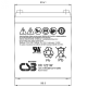Батарея CSB HR1221W F2