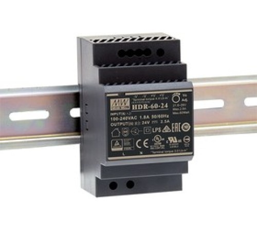 Блок питания MeanWell HDR-60-24