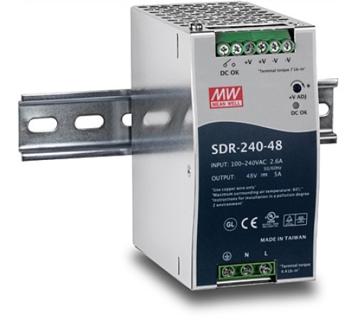 Блок питания MeanWell SDR-240-48