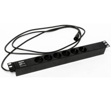 Блок распределения питания Hyperline SHE19-6SH-2.5IEC