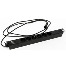 Блок распределения питания Hyperline SHE19-6SH-2.5IEC