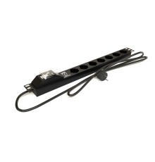 Блок распределения питания Hyperline SHE19-7SH-BF-2.5EU