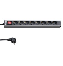 Блок распределения питания Hyperline SHT19-8SH-S-2.5EU