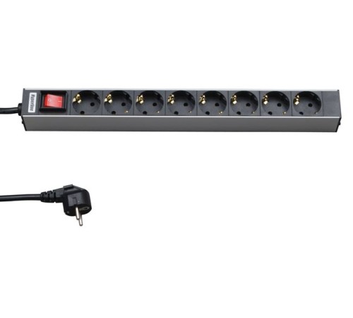 Блок распределения питания Hyperline SHT19-8SH-S-2.5EU