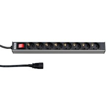 Блок распределения питания Hyperline SHT19-8SH-S-2.5IEC