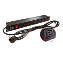 Блок распределения питания Lanmaster TWT-PDU-10A8C3L-3.0