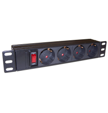 Блок распределения питания Lanmaster TWT-PDU10-10A4P