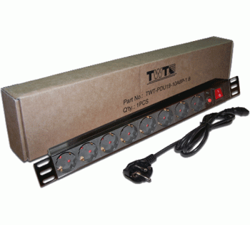 Блок распределения питания Lanmaster TWT-PDU19-10A8P-3.0