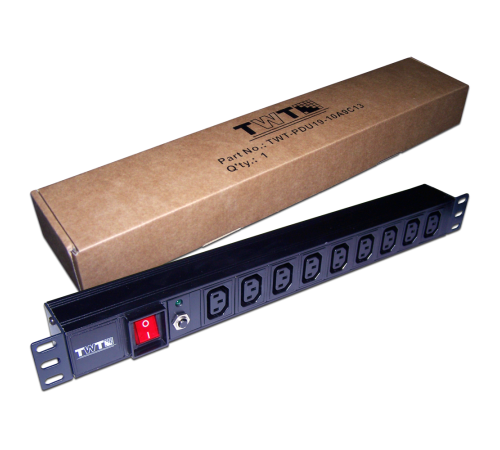 Блок распределения питания Lanmaster TWT-PDU19-10A9C3