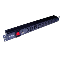 Блок распределения питания Lanmaster TWT-PDU19-10A9C3
