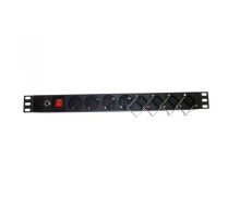 Блок розеток Netko PDU-1U-G8-C14+C13