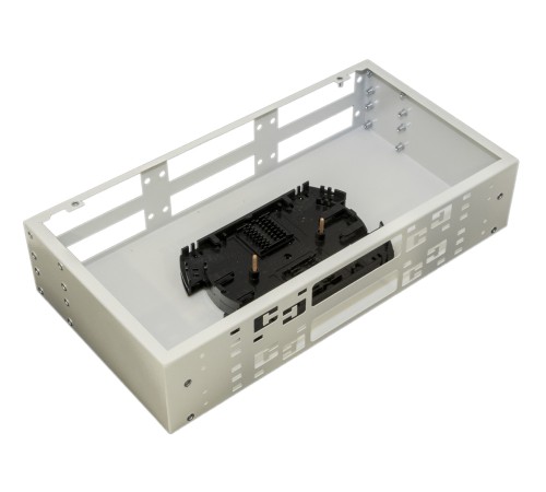 Бокс оптический Hyperline FO-19R-2U-6xSLT-W140H42-48UN-GY