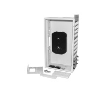 Бокс оптический Hyperline FO-19R-3U-12xSLT-W140H42-96UN-GY