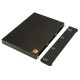 Бокс оптический Hyperline FO-19V-1U-3xSLT-W130H30-24UN-BK