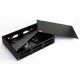 Бокс оптический Hyperline FO-19V-2U-6xSLT-W130H30-48UN-BK
