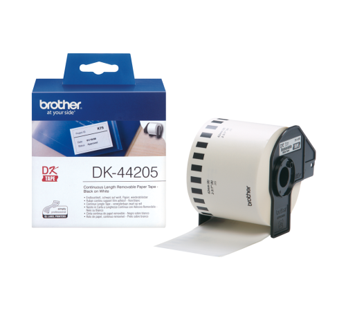 Бумажная белая лента Brother DK-44205 DK44205