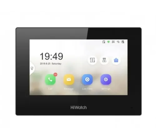 Видеодомофон Hiwatch VDP-H2111W черный
