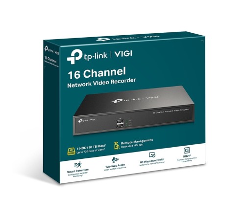 Видеорегистратор TP-Link NVR VIGI NVR1016H