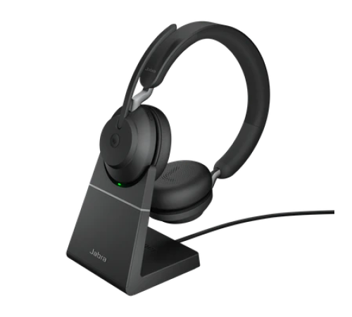 Гарнитура беспроводная Jabra Evolve2 65 Link380a MS Stereo Desk Stand Black 26599-999-989