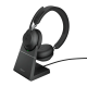 Гарнитура беспроводная Jabra Evolve2 65 Link380a MS Stereo Desk Stand Black 26599-999-989