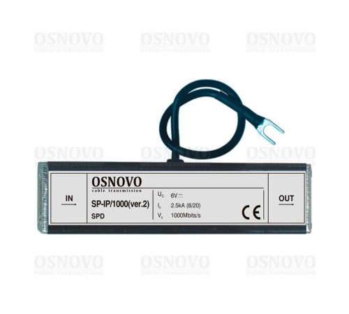 Грозозащита Osnovo SP-IP/1000 (ver2) SP-IP/1000(VER2)