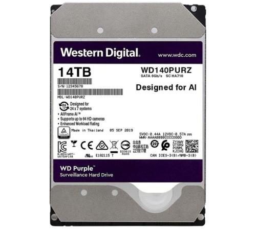 Жесткий диск Western Digital WD140PURZ