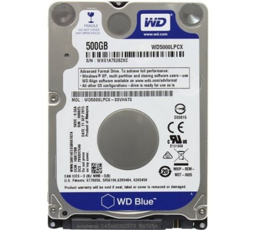 Жесткий диск Western Digital WD5000LPCX