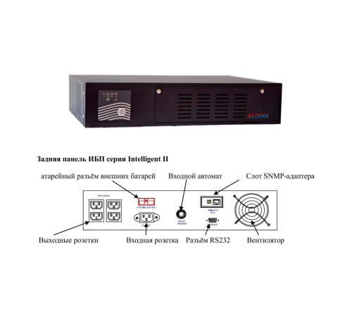 ИБП Eltena Intelligent II 600RM I2-600RM