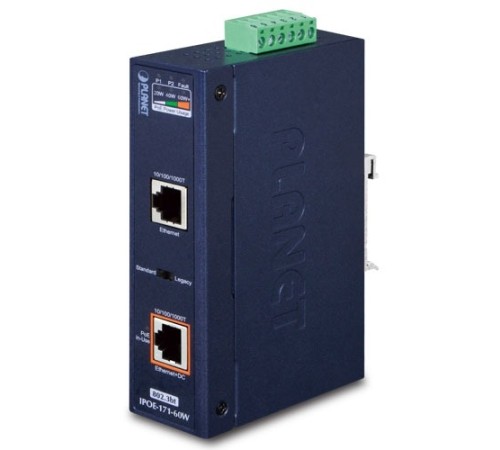 Индустриальный PoE-инжектор Planet IPOE-171-60W