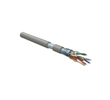 Кабель витая пара Hyperline FUTP4-C5E-S24-IN-LSZH-GY-305