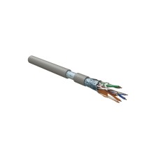 Кабель витая пара Hyperline FUTP4-C5E-S24-IN-LSZH-GY-305