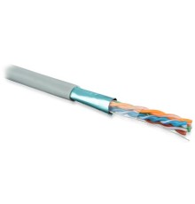Кабель витая пара Hyperline FUTP4-C5E-S24-IN-PVC-GY-305