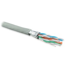 Кабель витая пара Hyperline UFTP4-C6-S23-IN-LSZH-GY-500