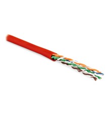 Кабель витая пара Hyperline UUTP4-C5E-P24-IN-LSZH-RD-100