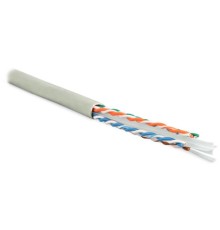 Кабель витая пара Hyperline UUTP4-C6-S23-IN-LSZH-GY-305