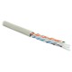 Кабель витая пара Hyperline UUTP4-C6-S23-IN-LSZH-GY-305