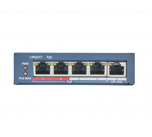 Коммутатор Hikvision DS-3E0105P-E(B)