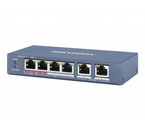 Коммутатор Hikvision DS-3E0106P-E/M