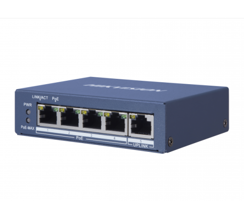 Коммутатор Hikvision DS-3E0505P-E