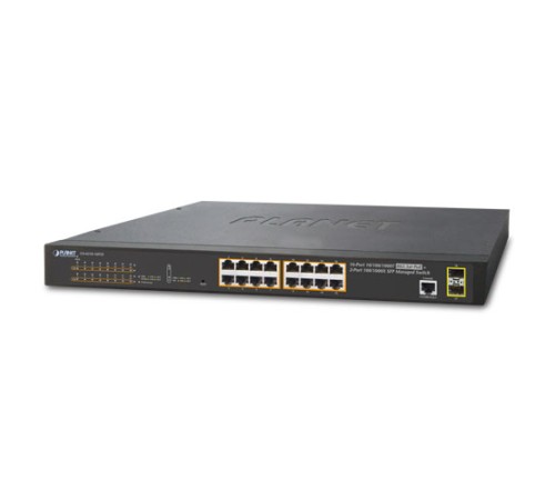 Коммутатор Planet GS-4210-16P2S