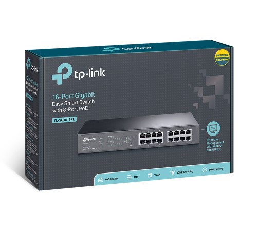 Коммутатор TP-Link TL-SG1016PE