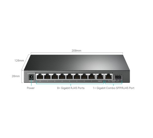 Коммутатор TP-Link TL-SG1210MPE