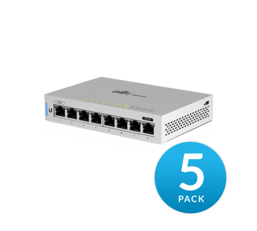 Коммутатор Ubiquiti UniFi Switch 8 5-Pack US-8-5