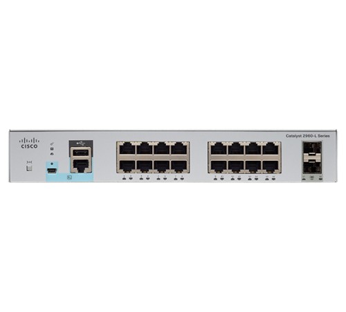 Коммутатор Cisco WS-C2960L-16TS-LL
