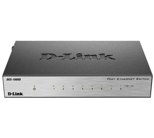Коммутатор D-Link DES-1008D