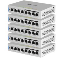 Коммутатор Ubiquiti UniFi Switch 8 60W 5-Pack US-8-60W-5